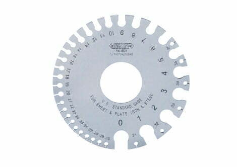 Insize 4809 ABD Standardı Sac Metal Mastarı