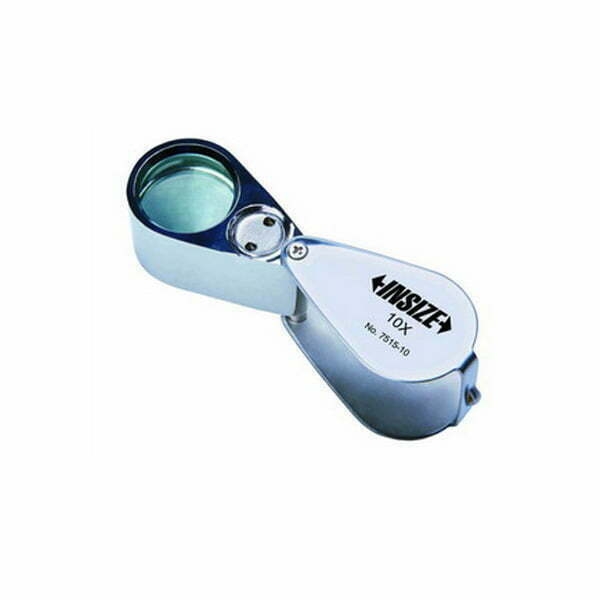 Insize 7515-10 Işıklı Katlanabilir Büyüteç